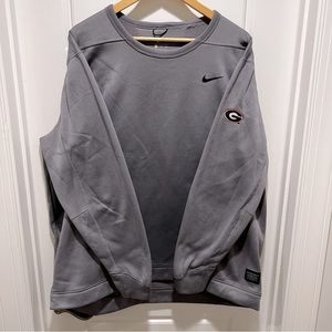 Georgia Bulldogs Nike Golf Crew Sweatshirt
